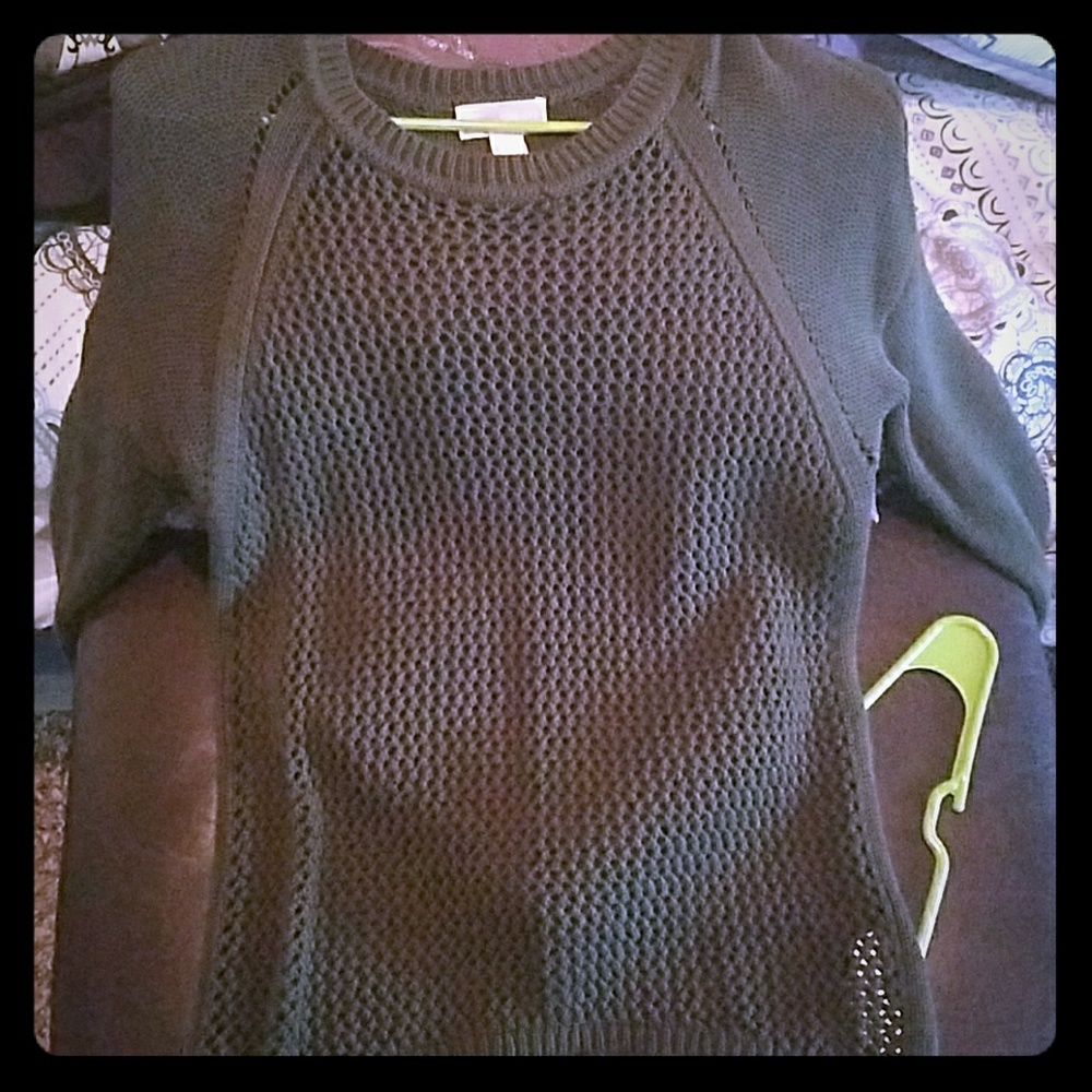 Green Long Sleeve Sweater